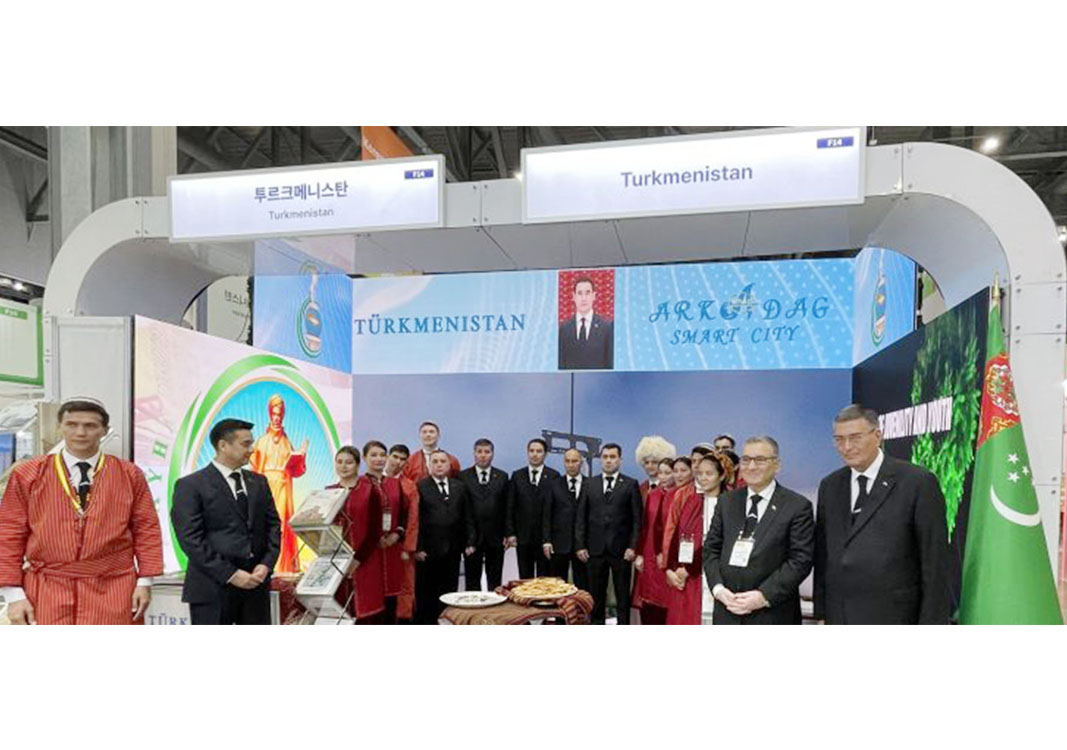 Arkadag şäheri Koreýa Respublikasynda geçirilen World Smart City Expo sergisinde tanyşdyryldy